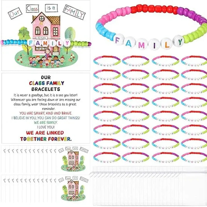 š„Last Day 49% OFF - āØšPack of 25 Welcome BeadBracelets - StrengthenClassroom Friendship & SpreadWarm Kindness!