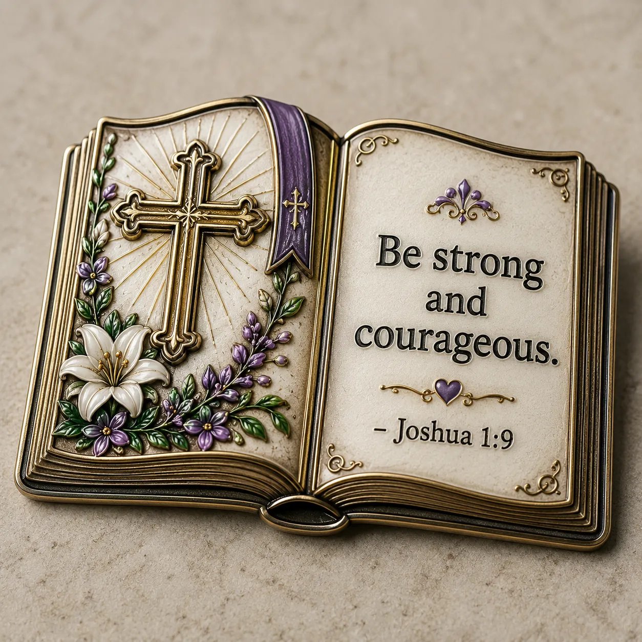 ✝️Open Bible Pocket Hug – Faith You Can Carry With You