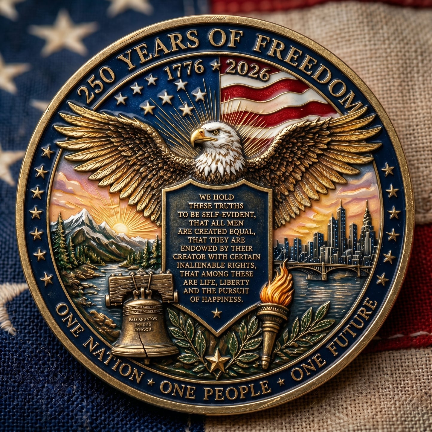 š„Hot Sale 49% OFFš250 Years of Freedom Coin