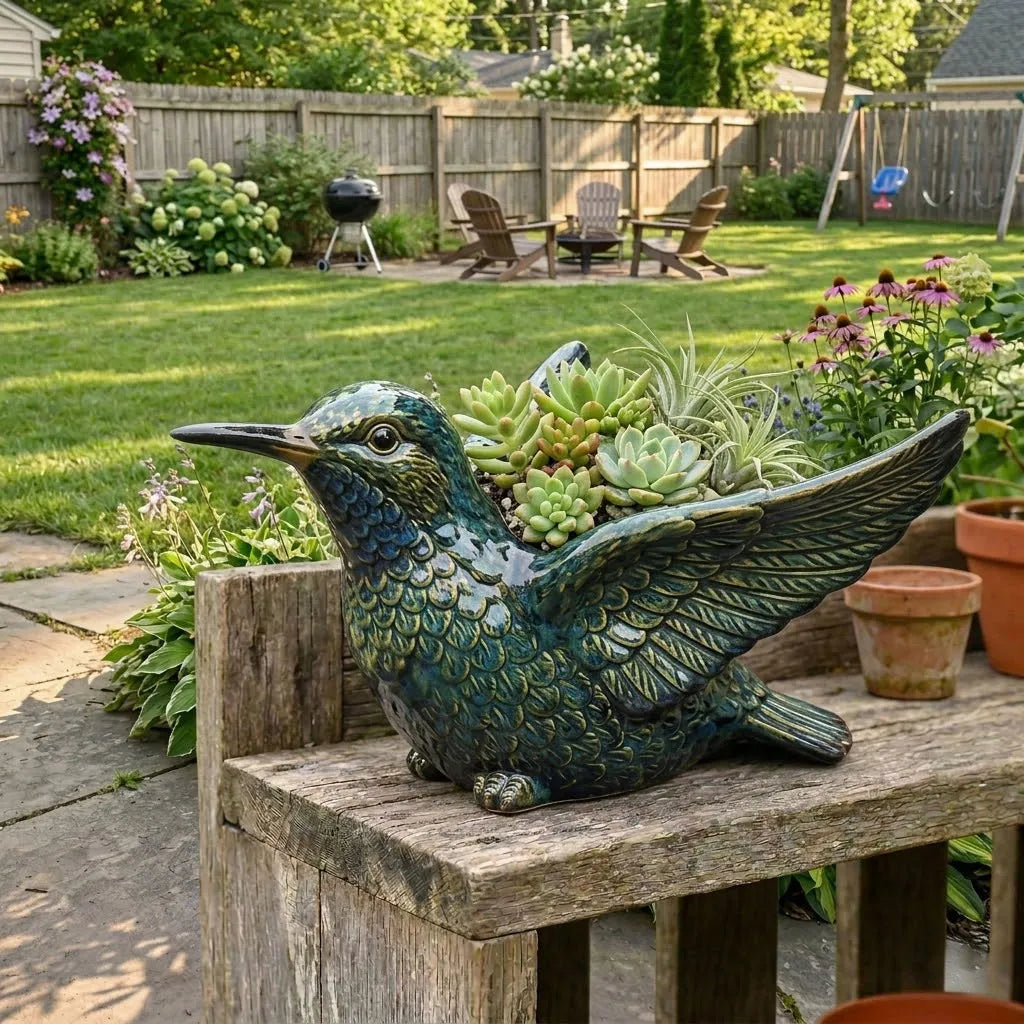 š¦Cardinal Bird Succulent Planter