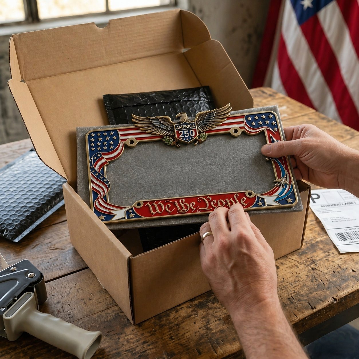 š„LAST DAY 70% OFF-š¦
250th Anniversary Commemorative License Plate Frame