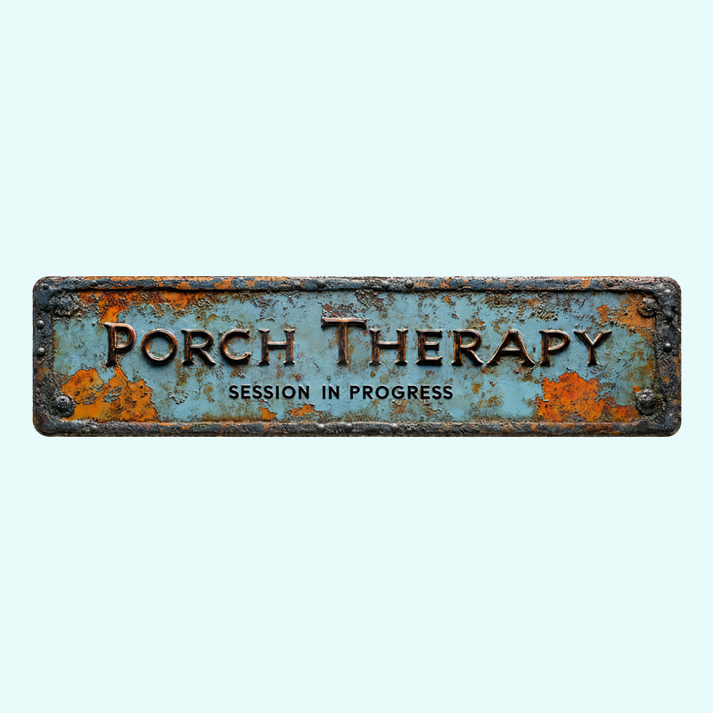 🏡Summer Sale 49% OFF🔥Country-style "Porch Healing" Metal Sign