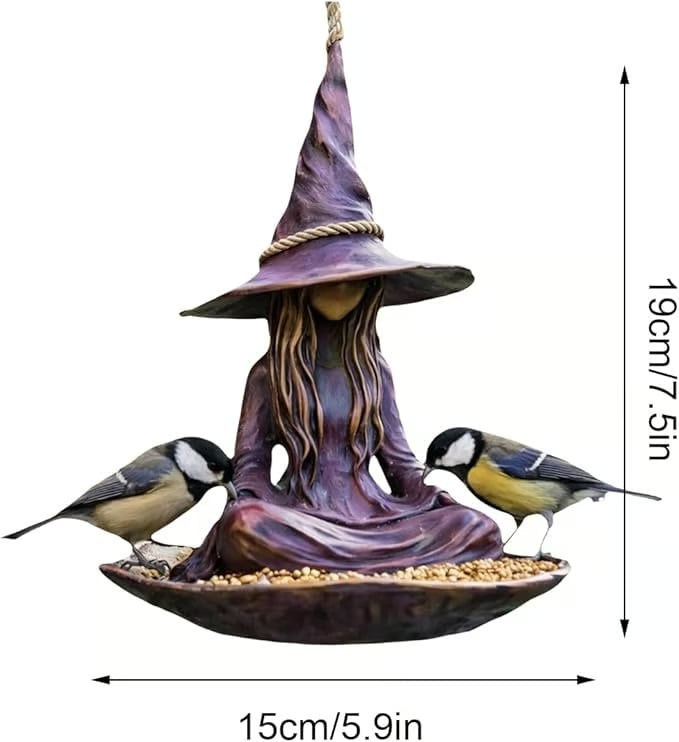 🏆Last Day Promo: 49% OFF 🎖️Meditating Witch Garden Bird Feeder