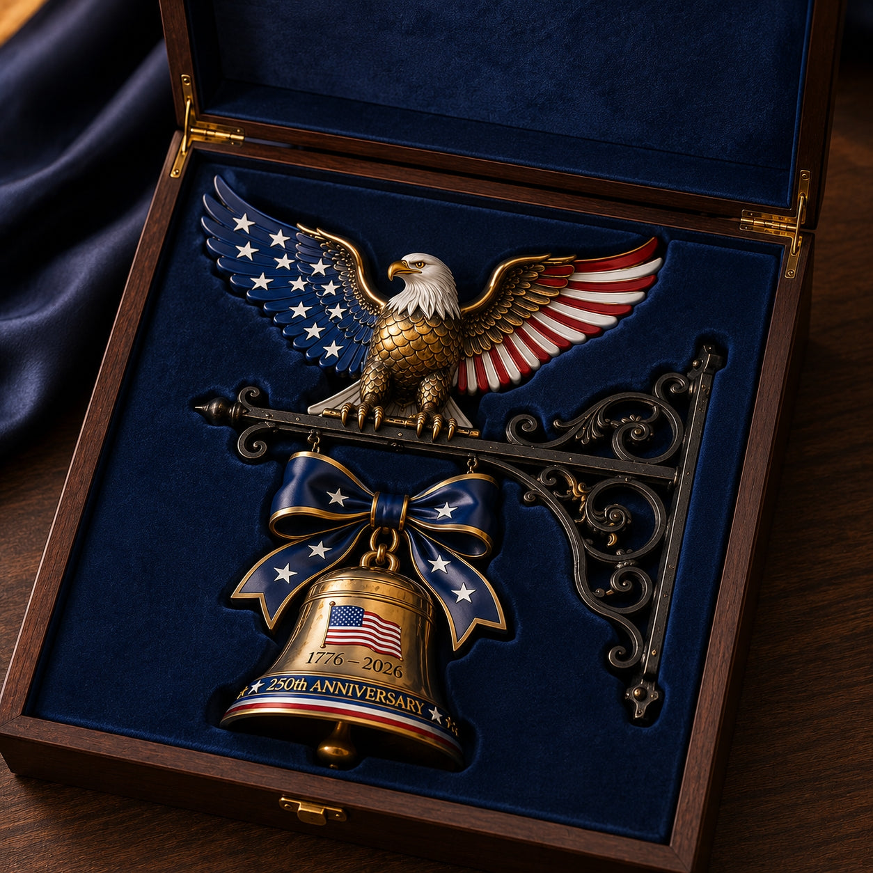 šŗšø Ring in the Semiquincentennial: 1776-2026 "Spirit of Liberty" Eagle Bell