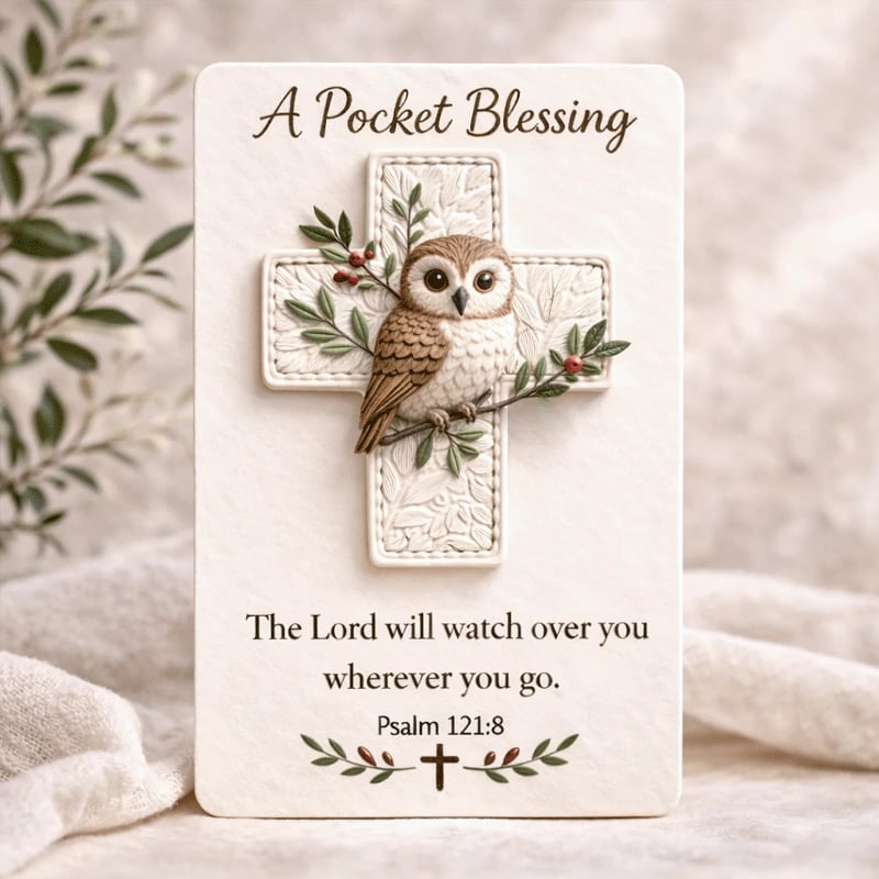 🔥Hot Sale 49% off🌟Handmade Bird Pocket Cross