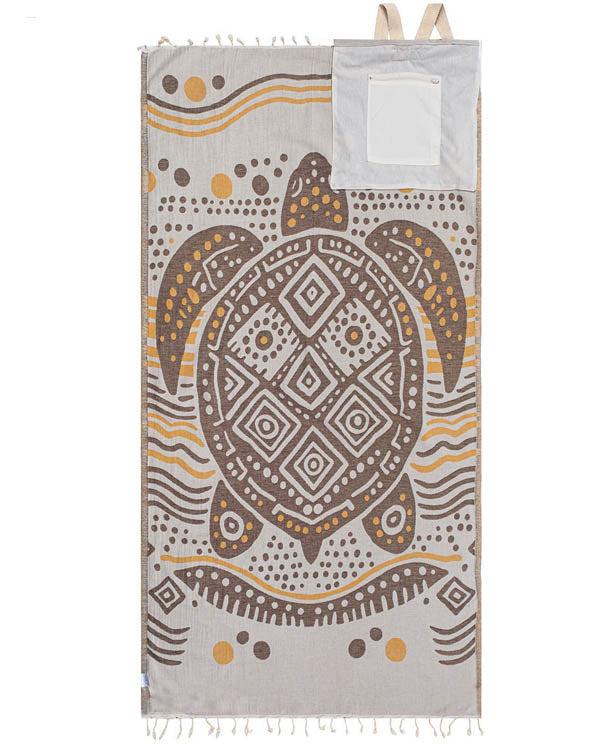 π 2-in-1 Convertible Beach Towel Bag
