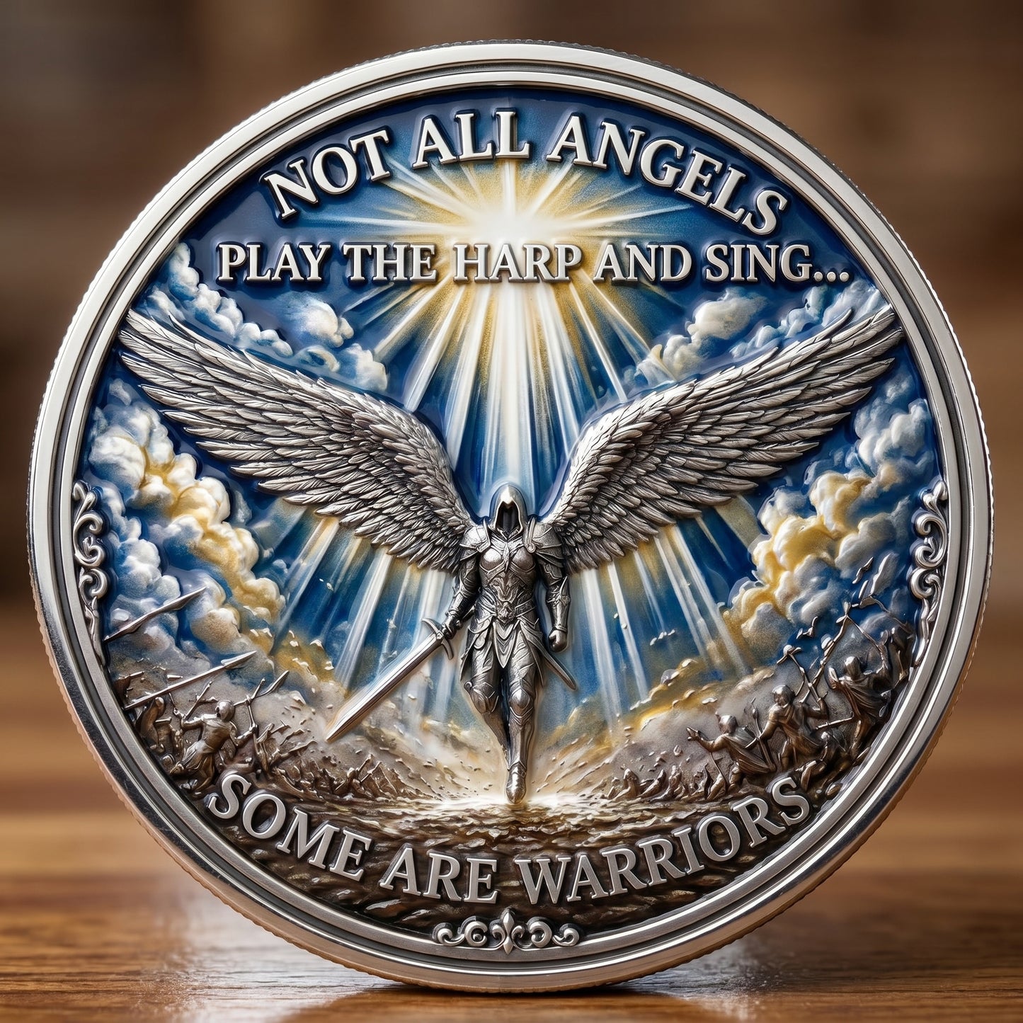 Spiritual Warfare Challenge Coin