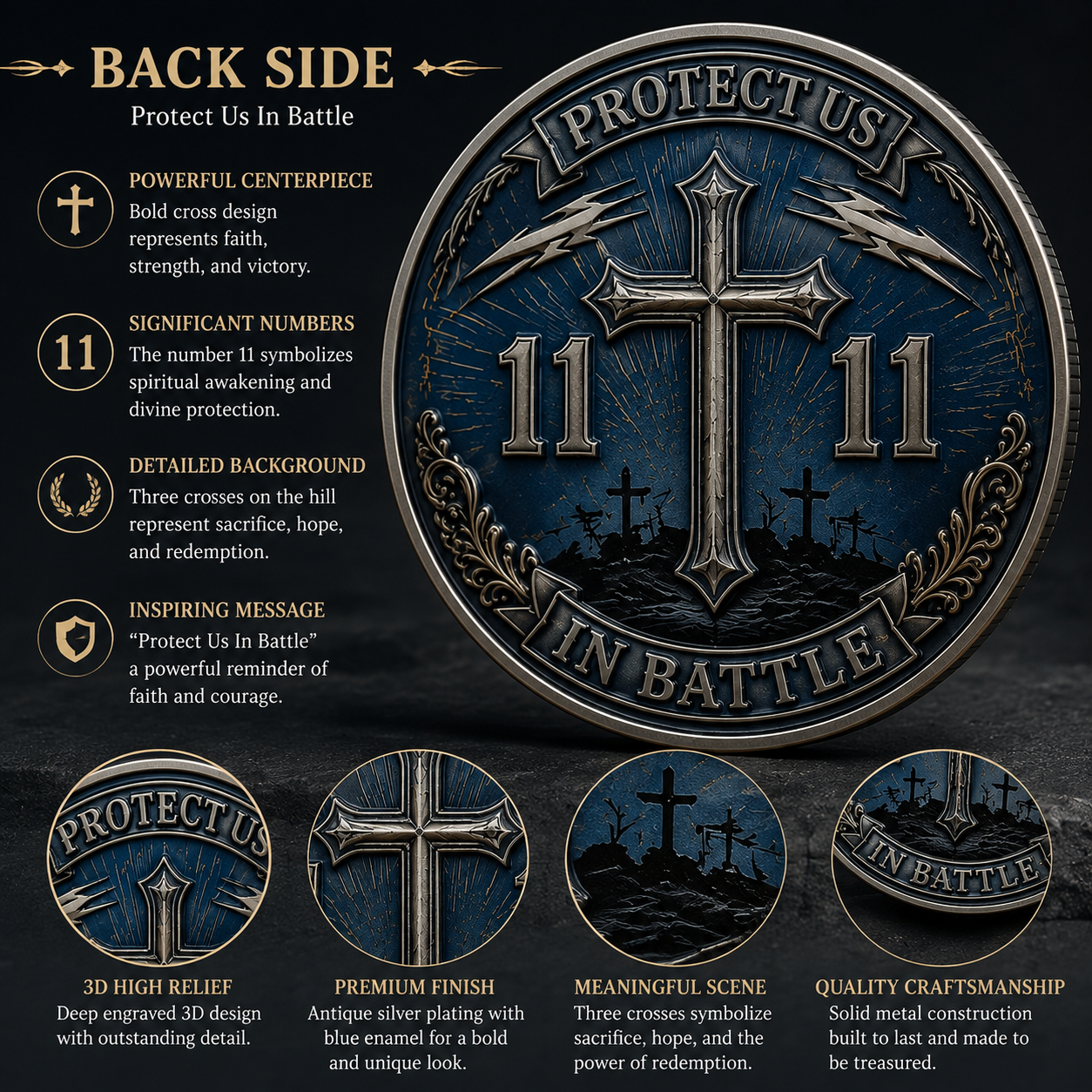 Saint Michael Archangel Challenge Coin