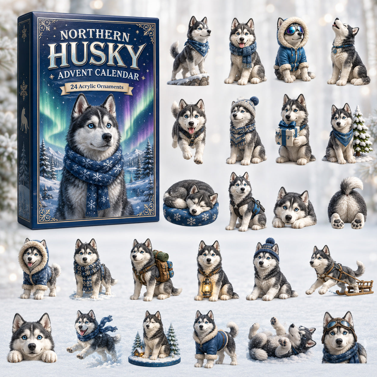 Northern Husky Advent Calendar 2026 - 24-Day Festive Countdown