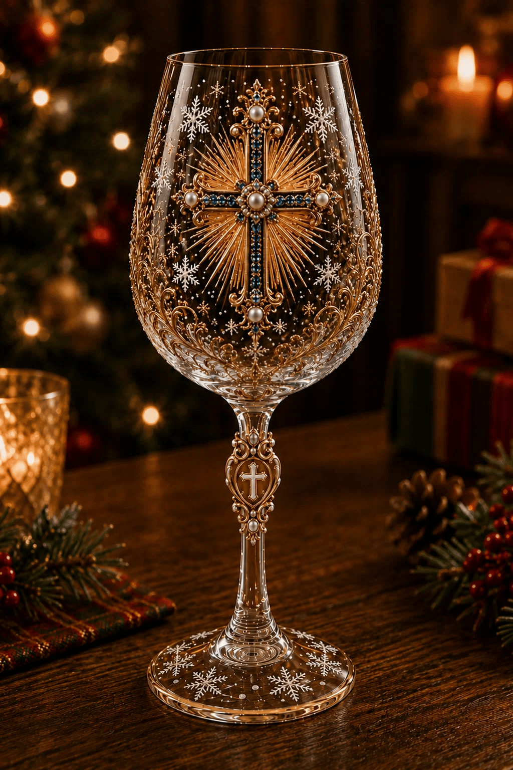 🎁✝️Faith & Grace Christian Wine Glass Set - The Perfect Gift for Someone Who Loves Jesus 🎁