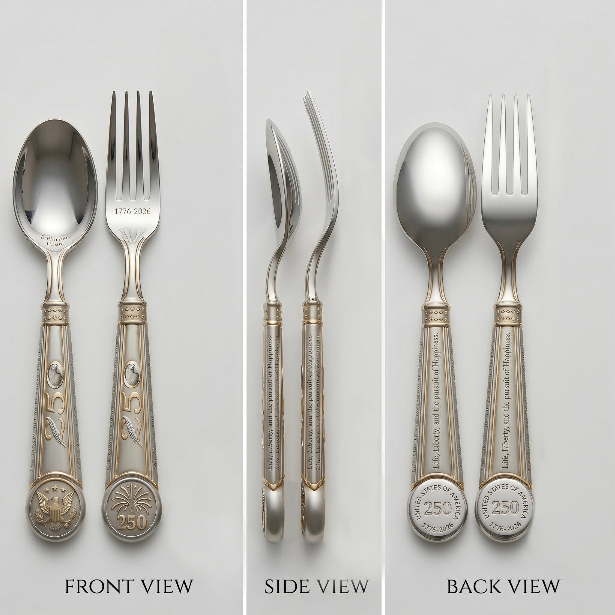 1776-2026 | United States of America 250th Anniversary Commemorative Flatware Collection