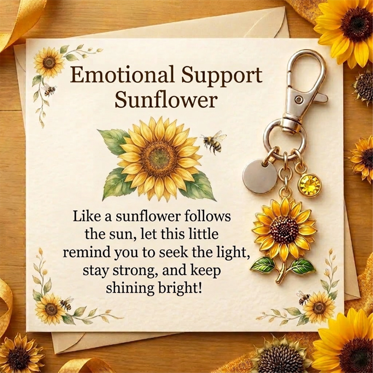 šA Little Hummingbird for You keychain-A Meaningful Motherās Day Gift Filled with Love & Comfort