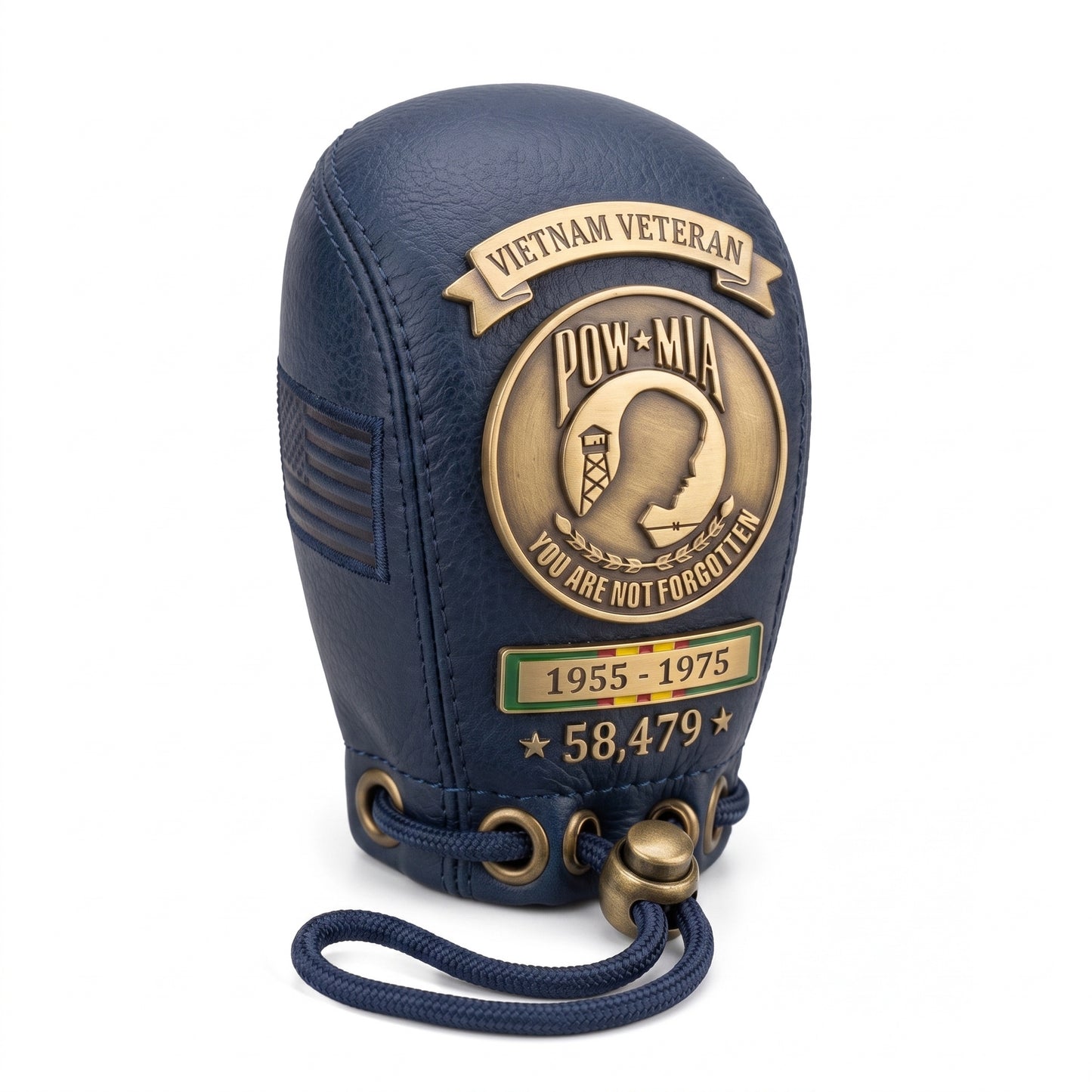 Honor & Remember: Premium POW-MIA Vietnam Veteran Gear Shift Cover 🇺🇸 (3 Colors)