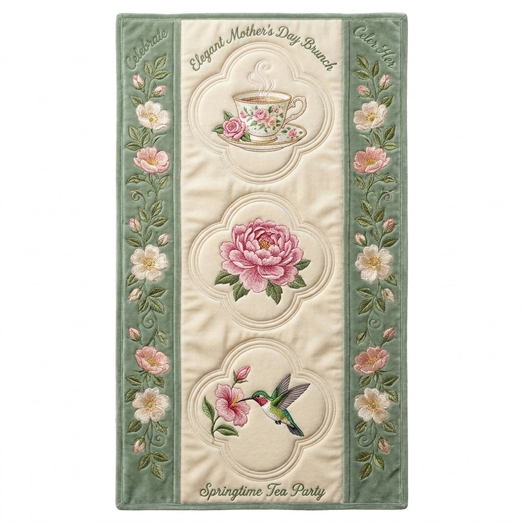 šMother's Day Special Offer - Elegant Floral Premium Table Runner - Everyday Dining & Decor