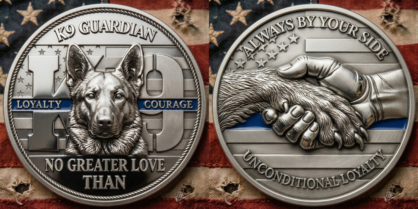 ⚡️Last Day 49% OFF - K9 Guardian Loyalty Commemorative Coin 🐾
