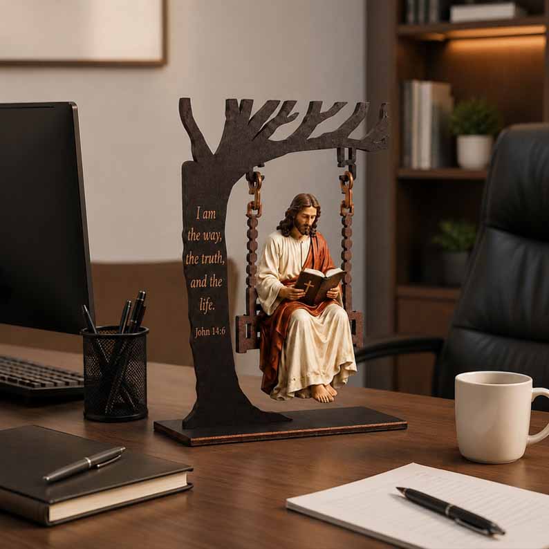 šLast Day 49% OFF - Christian Jesus Swing Ornament