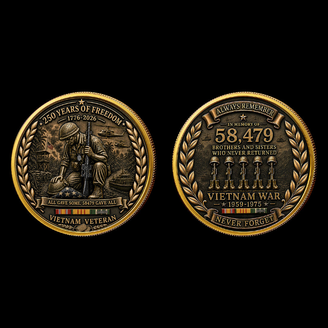 Vietnam Veteran USA 250th Anniversary Commemorative Coin