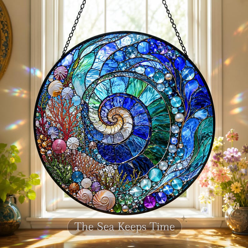 ✨ Catch the Sun, Keep the Magic: Original Spiral Glass Suncatchers 🌞