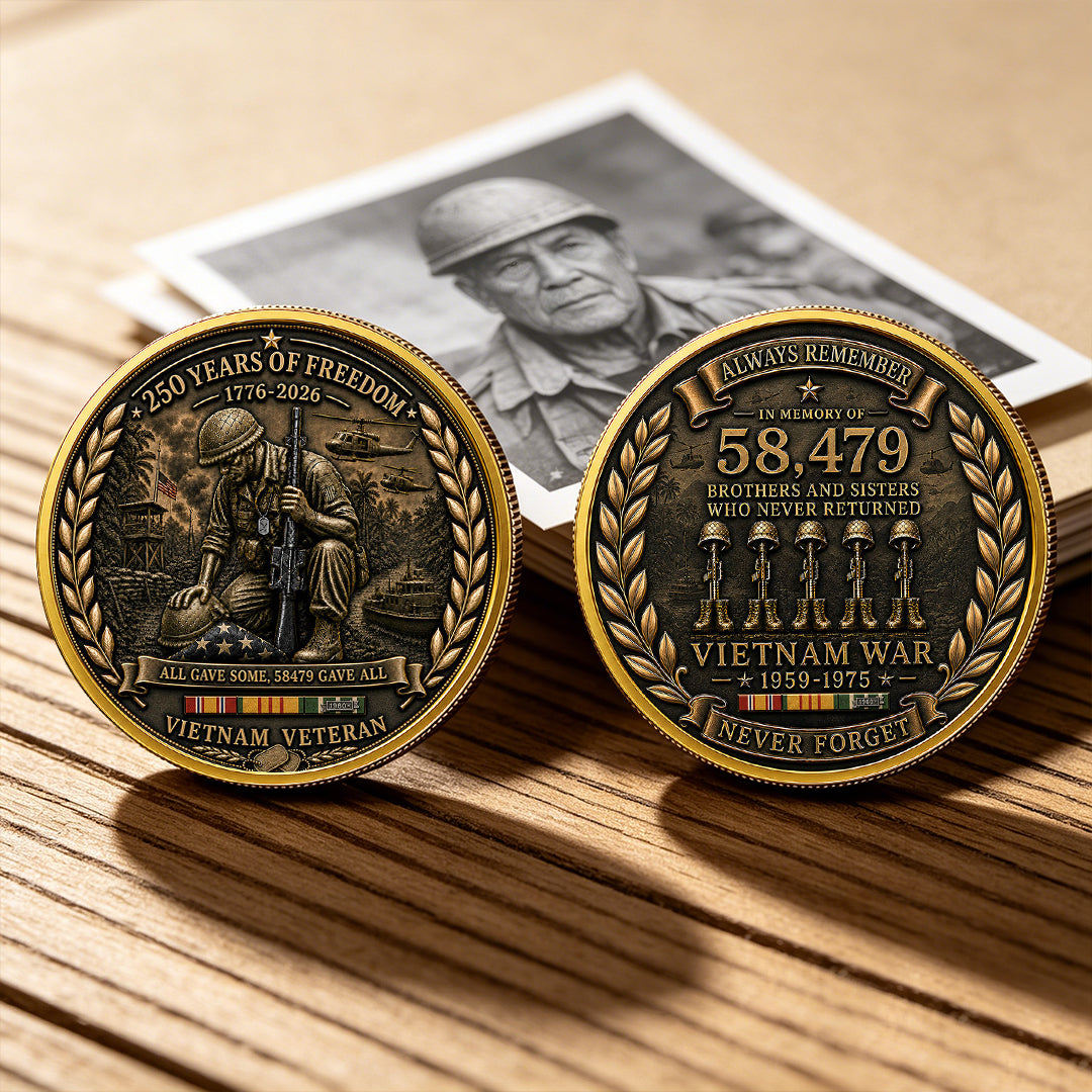 Vietnam Veteran USA 250th Anniversary Commemorative Coin