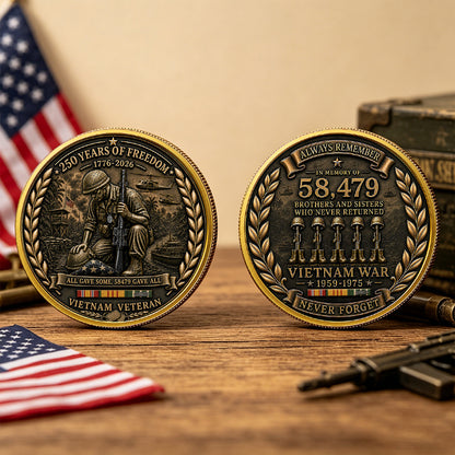 Vietnam Veteran USA 250th Anniversary Commemorative Coin
