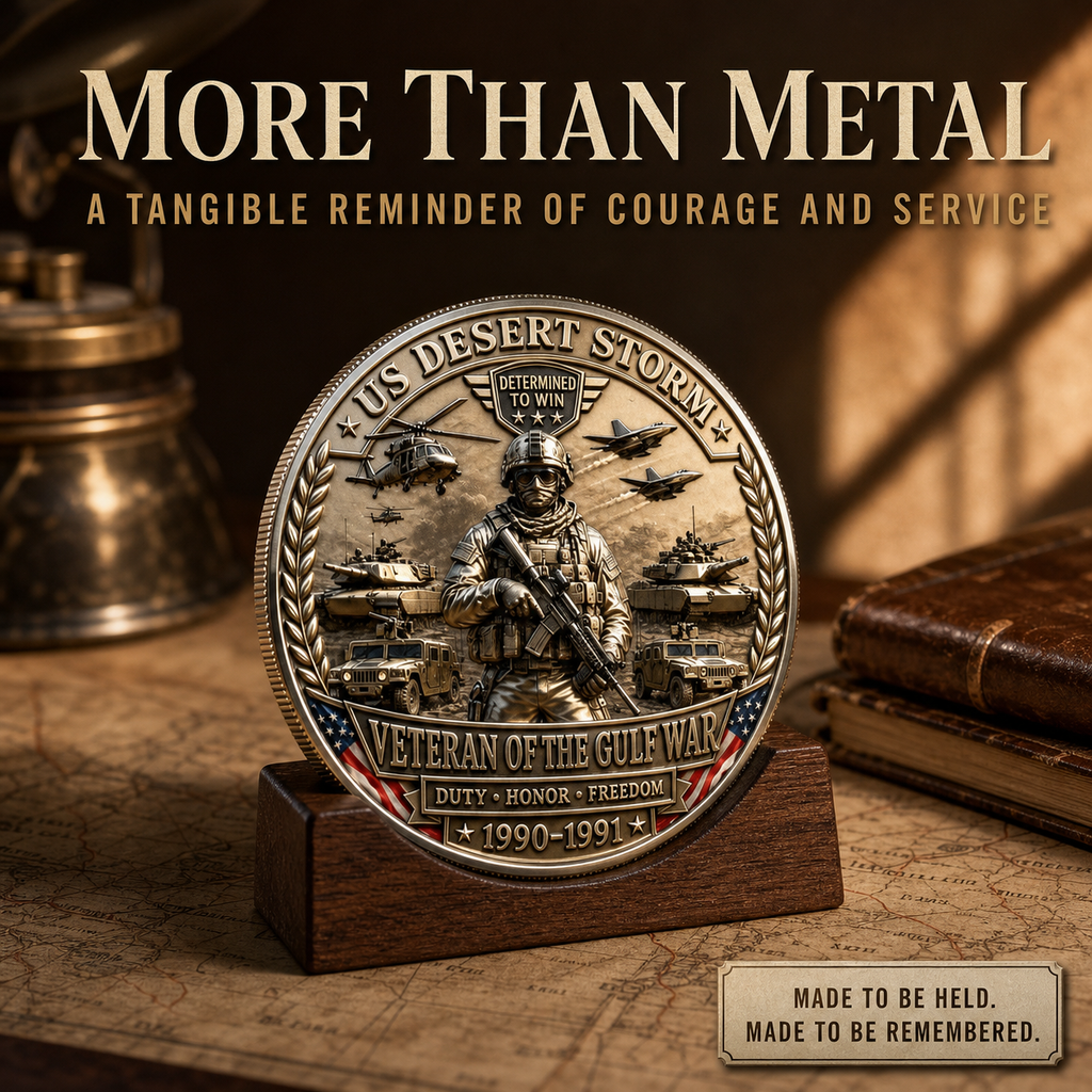 🏜️Operation Desert Storm Veteran Commemorative Metal Medal