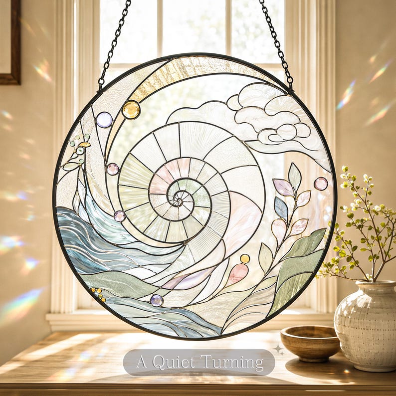 ✨ Catch the Sun, Keep the Magic: Original Spiral Glass Suncatchers 🌞