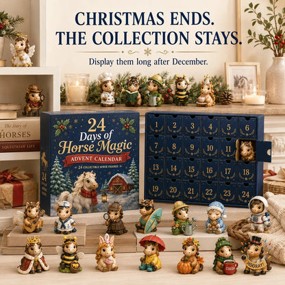 ⏰Limited Stock 50% OFF - 🎄 🐴2026 Horse Advent Calendar | 24 Days of Horse Magic🎁(📦Buy 2 Free Shipping)