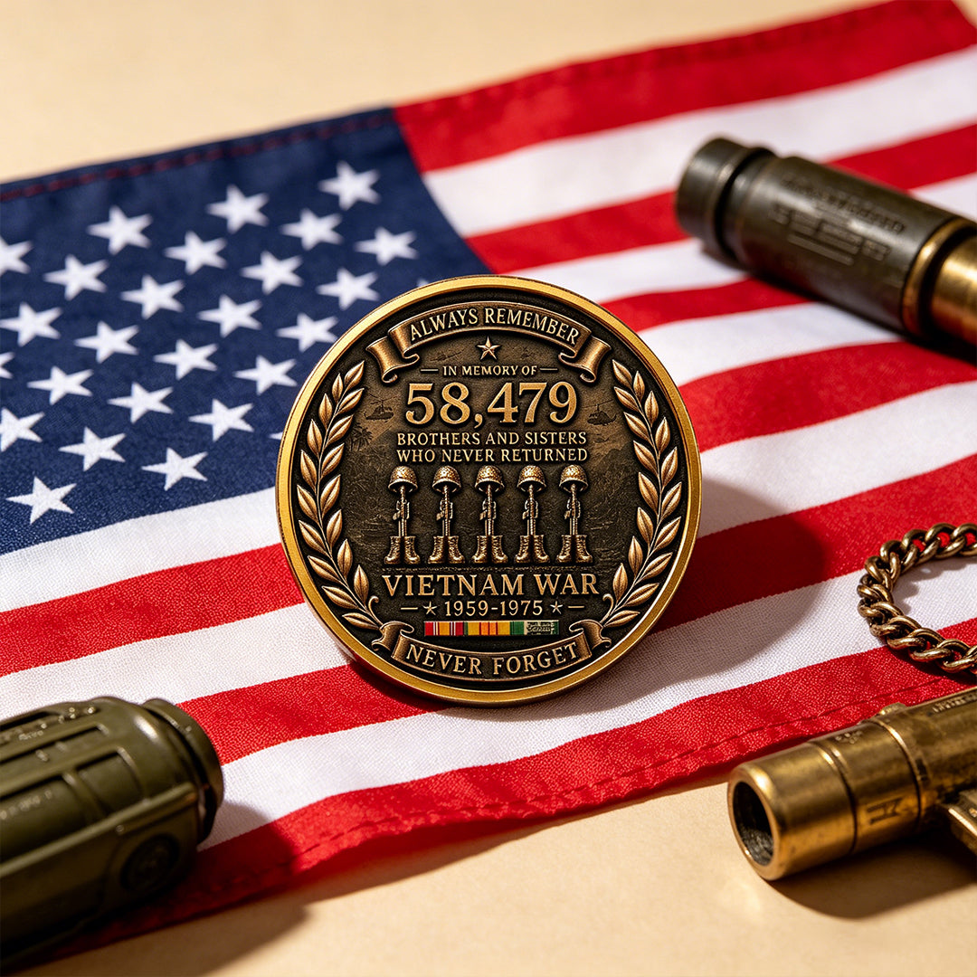 Vietnam Veteran USA 250th Anniversary Commemorative Coin