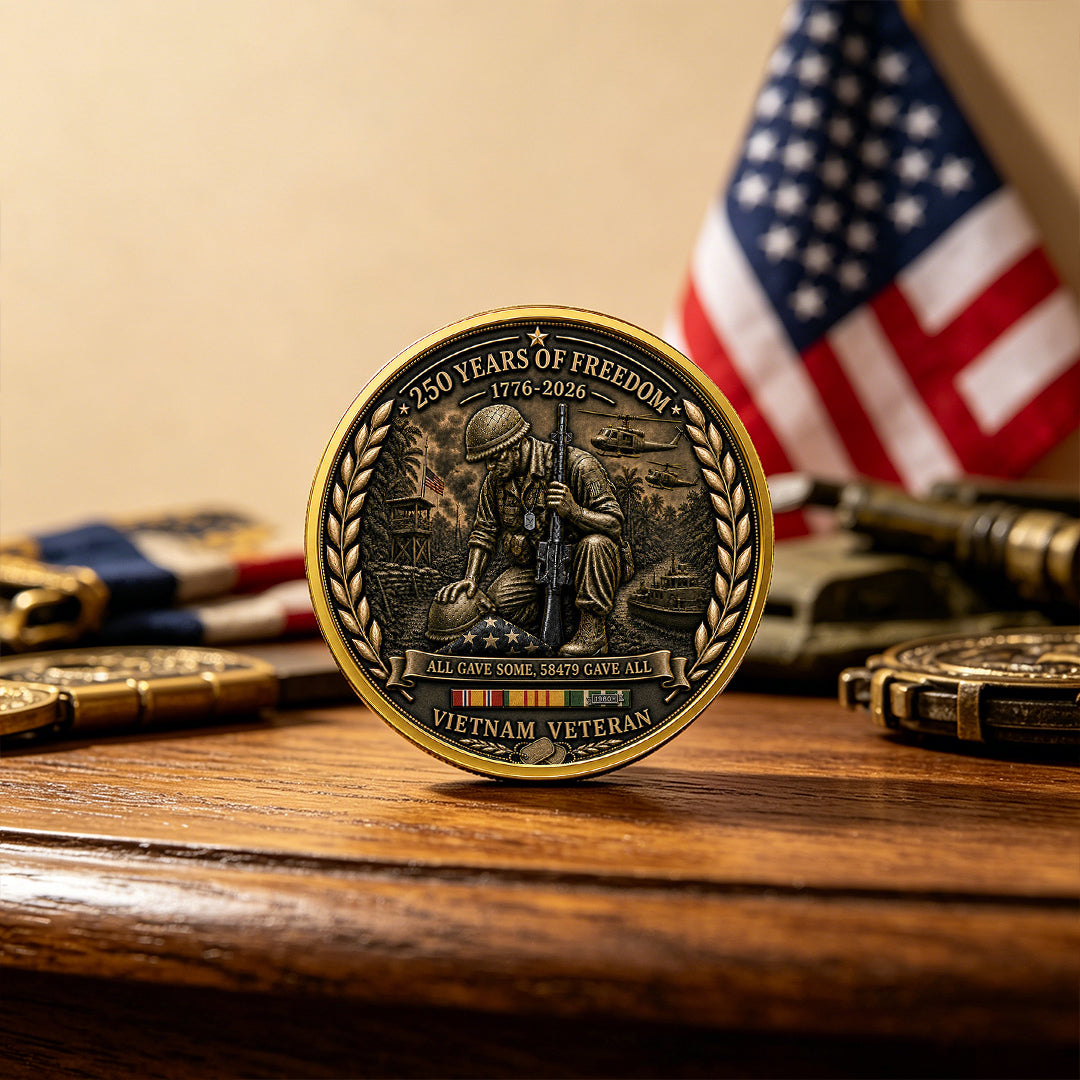 Vietnam Veteran USA 250th Anniversary Commemorative Coin