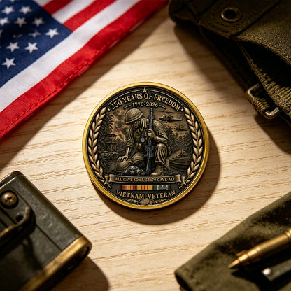 Vietnam Veteran USA 250th Anniversary Commemorative Coin