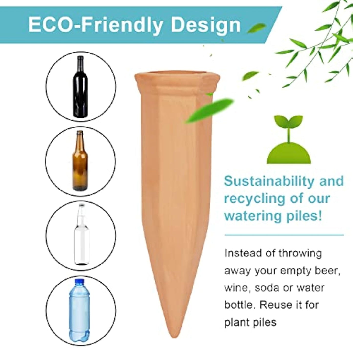 🔥Last Day Promo: 67% OFF -Terracotta Self Watering Spikes
