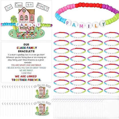🔥Last Day 49% OFF - ✨🌈Pack of 25 Welcome BeadBracelets - StrengthenClassroom Friendship & SpreadWarm Kindness!