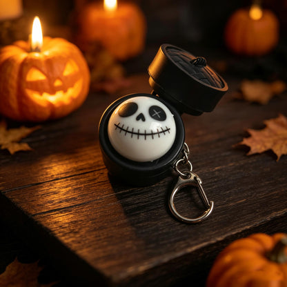 Cute Dumpling Pressable Fidget Keychain - touch sensing light