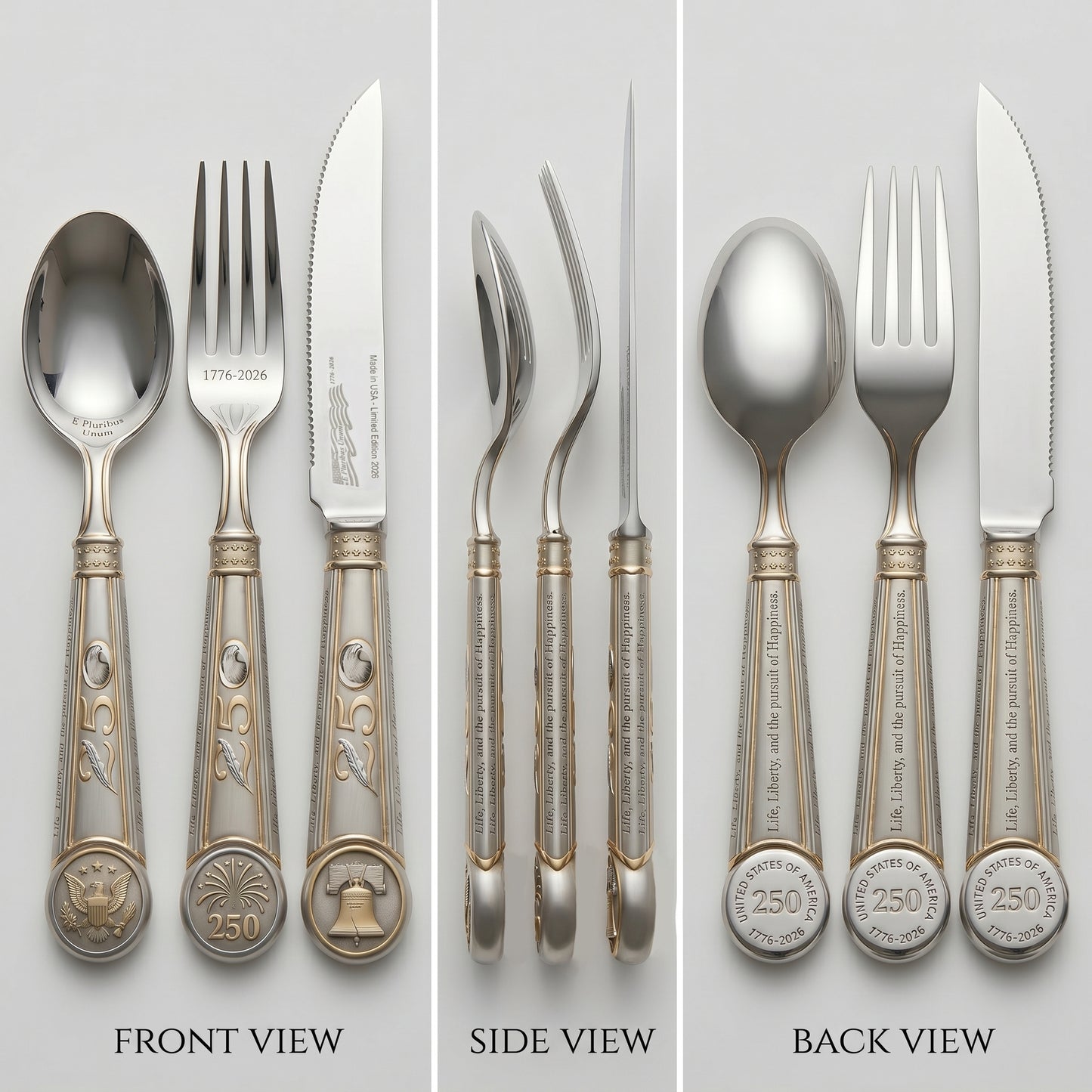 1776-2026 | United States of America 250th Anniversary Commemorative Flatware Collection