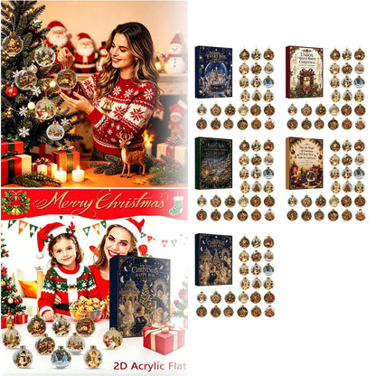 🎄 24-Day Christmas Mystery Ornament Advent Calendar