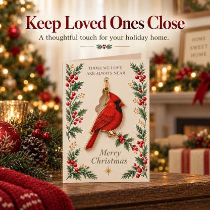 ✨ Keepsake Enamel Ornament Greeting Card | 2-in-1 Holiday Gift & Card 🎄