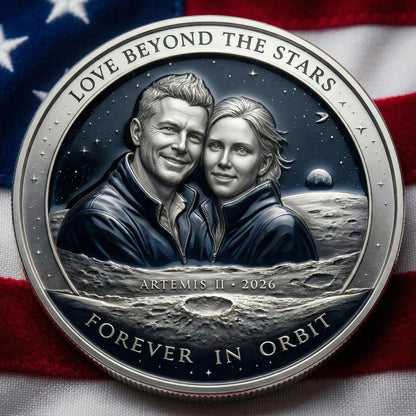 Forever In Orbit Memorial Challenge Coin