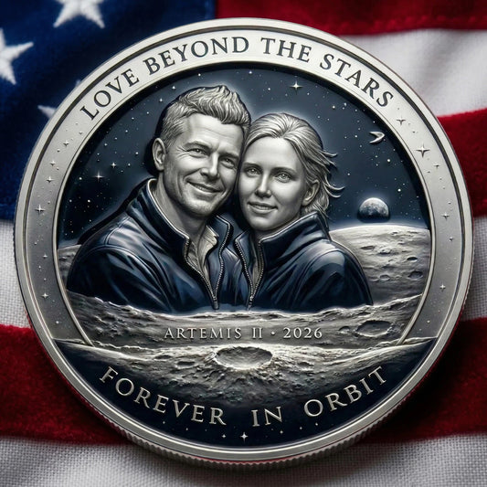 Forever In Orbit Memorial Challenge Coin