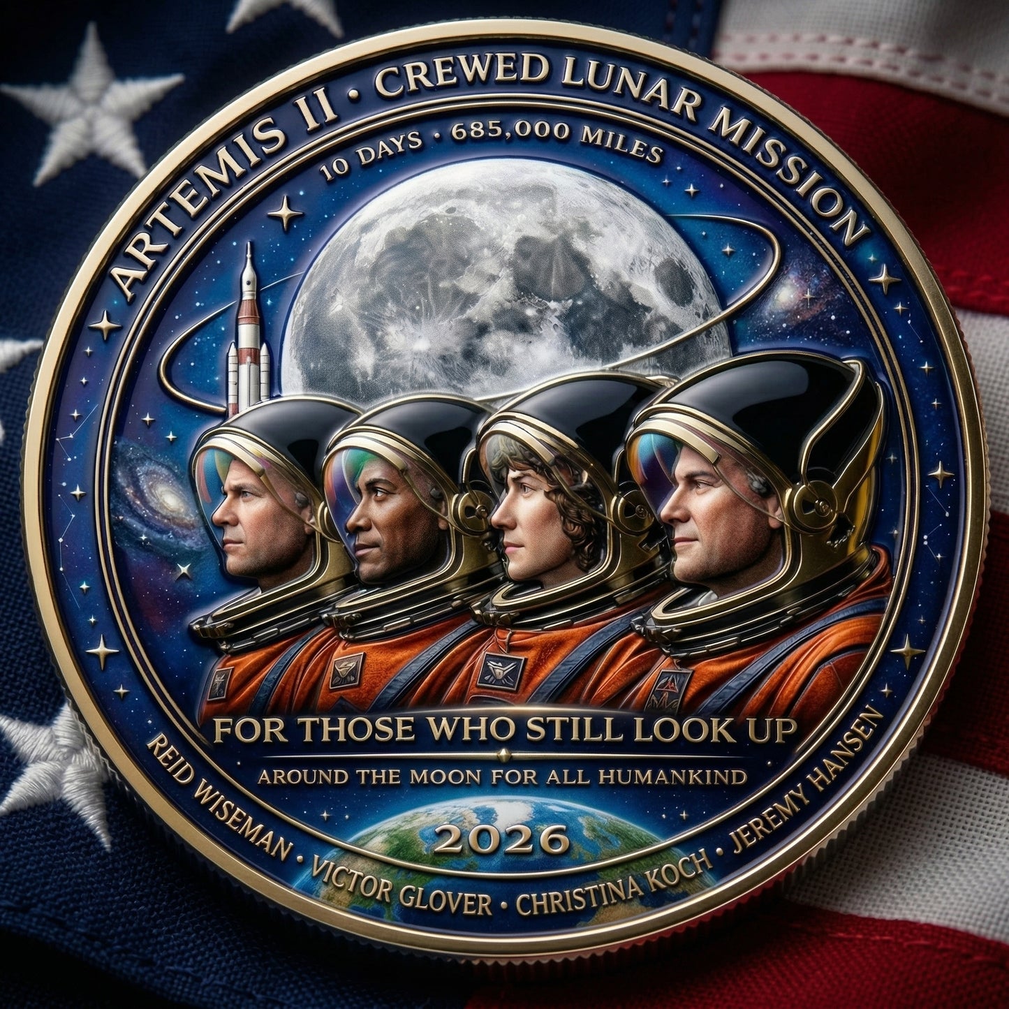★Artemis II Legacy Challenge Coin