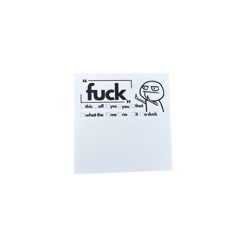 💥Last Day Promotion 49%OFF💝 【Office Spokesperson】Mental Checkout Bundle | Fresh Outta Fucks Stress-Relief Ballpoint Pen + Rant Pad