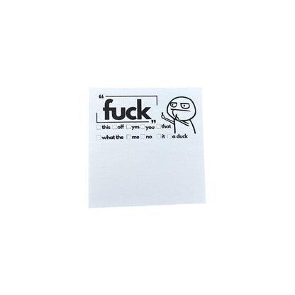 💥Last Day Promotion 49%OFF💝 【Office Spokesperson】Mental Checkout Bundle | Fresh Outta Fucks Stress-Relief Ballpoint Pen + Rant Pad