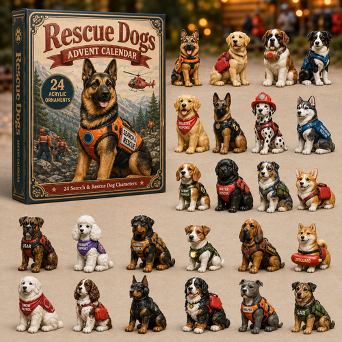 Rescue Dogs Advent Calendar 2026 - 24-Day Festive Countdown