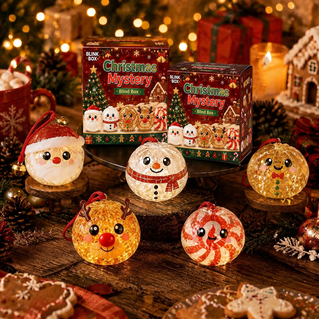 🎄🎅 Christmas Squishy Dumplings Mystery Blind Box 🎁