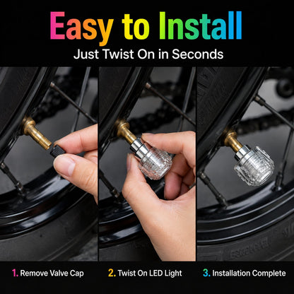 LED Tire Valve Stem Lights