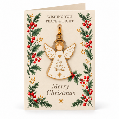 ✨ Keepsake Enamel Ornament Greeting Card | 2-in-1 Holiday Gift & Card 🎄