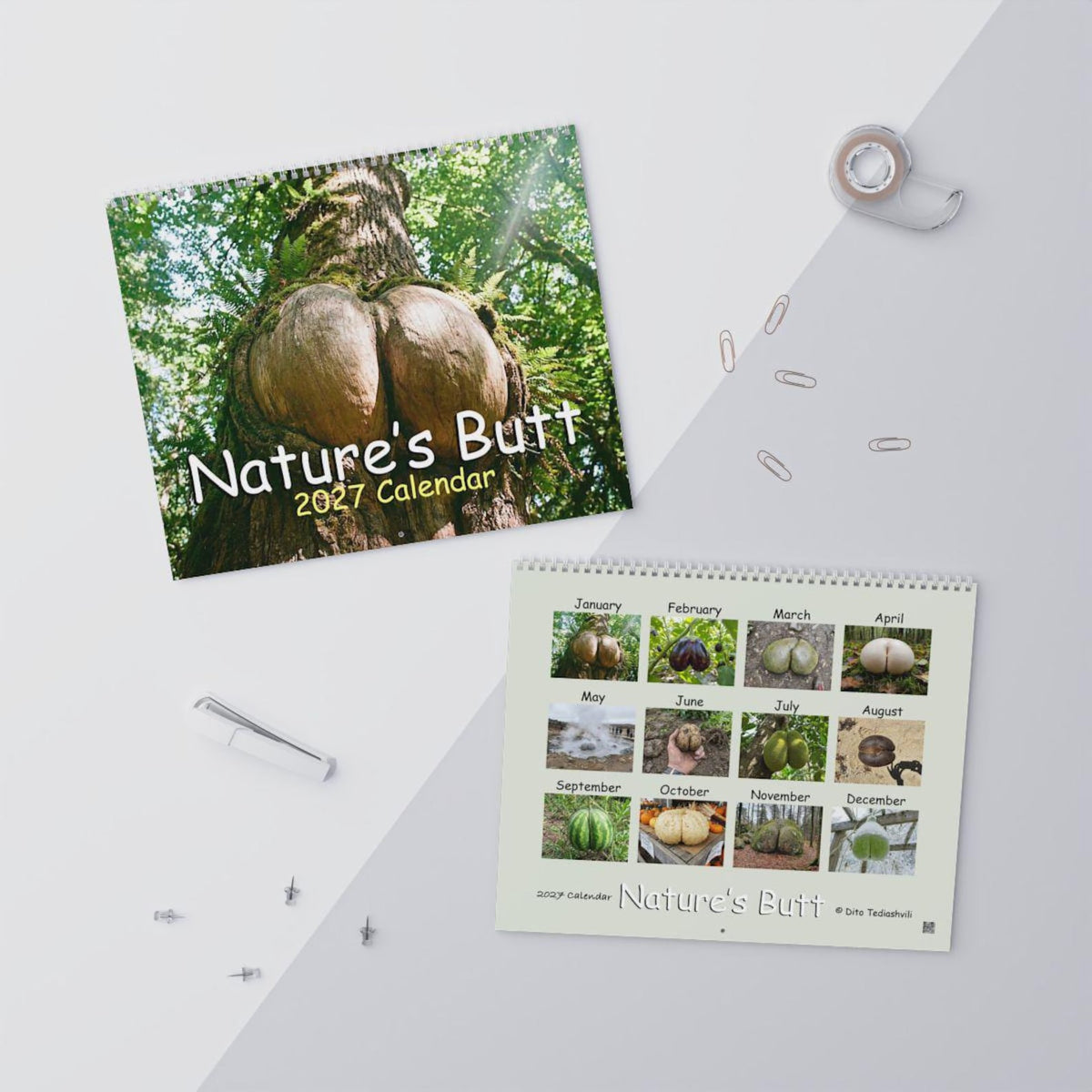 Natures Butt 2027 Calendar