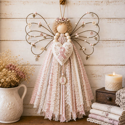 🔥LAST DAY 50% OFF - 🪽 Angel Fabric Hanging DIY Kit - Stitch a Little Blessing That Stays Forever