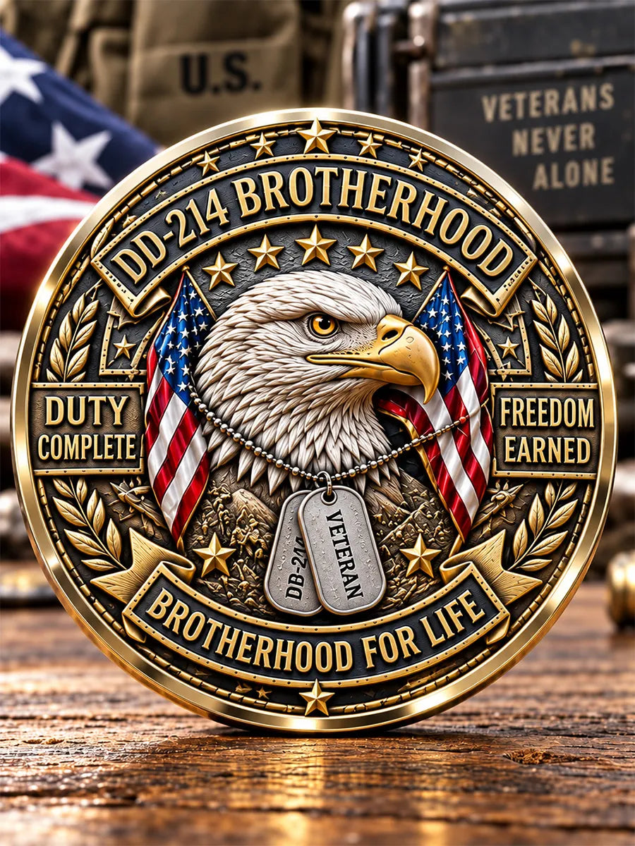 DD-214 Brotherhood Veteran Commemorative Medal