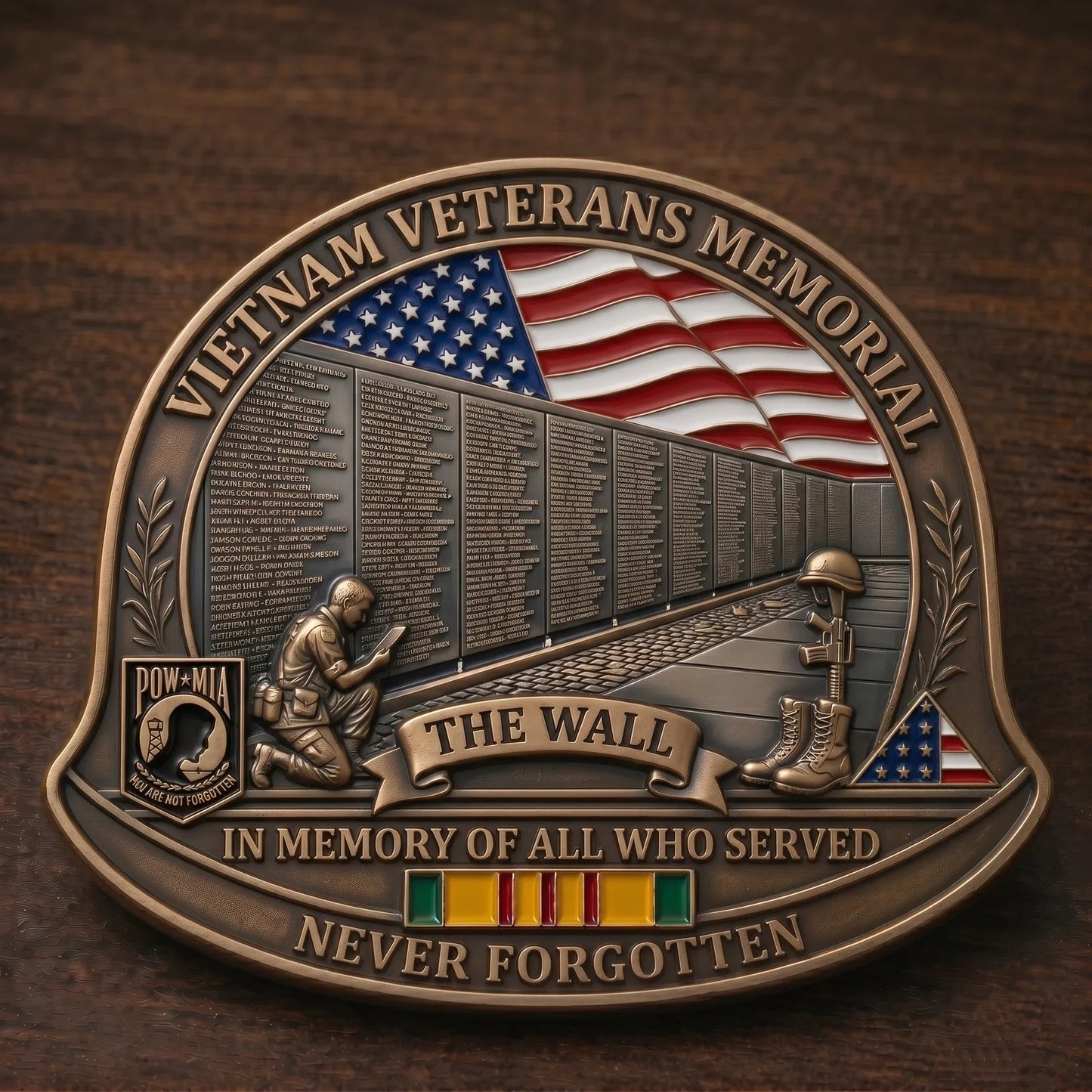 🇺🇸 Last Day Promo: 50% OFF 🎖️ -Vietnam Veteran M1 Helmet Tribute Commemorative Challenge Coin