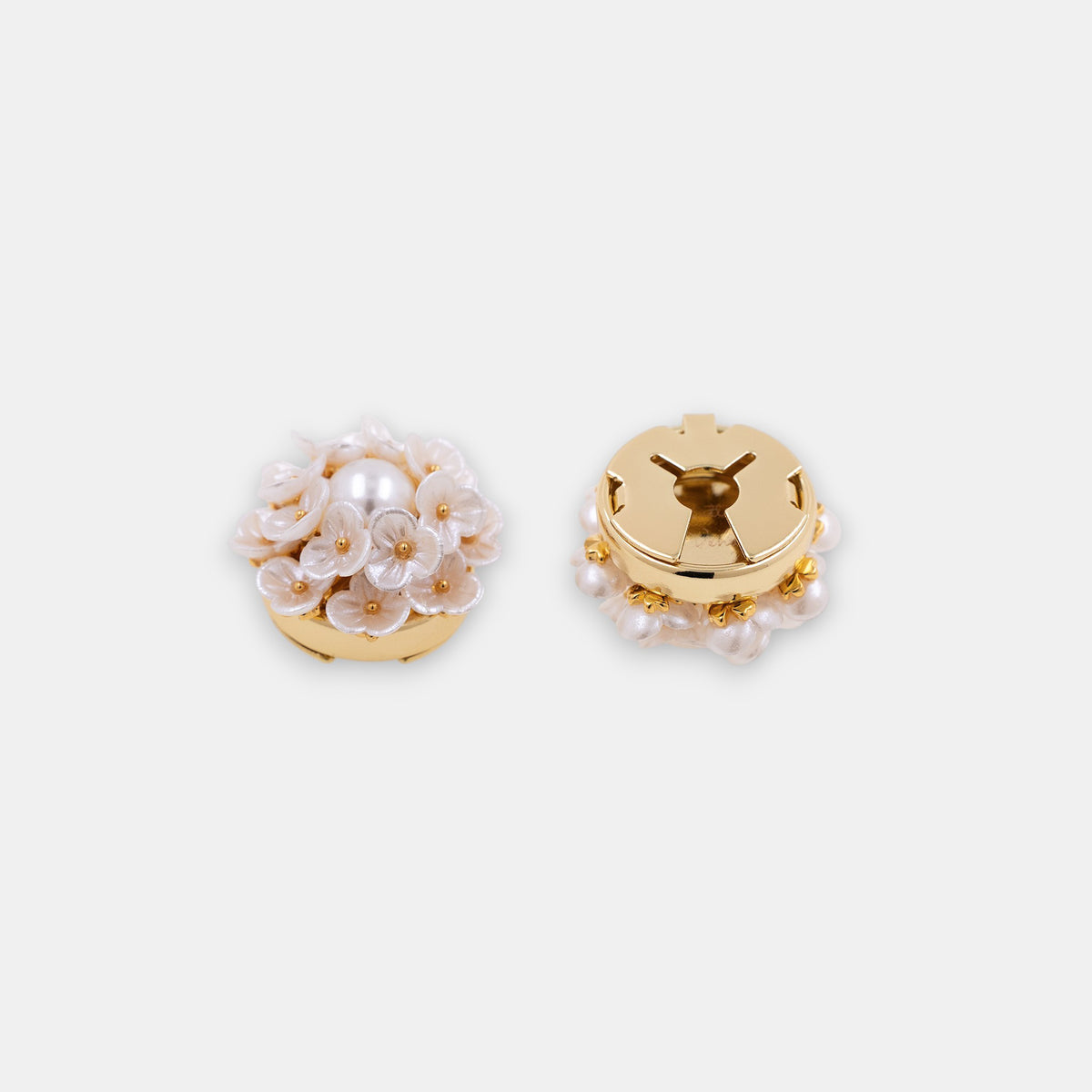 🔥BUY 1 GET 1 FREE - The "Vintage Blossom" Snap-On Button Cover